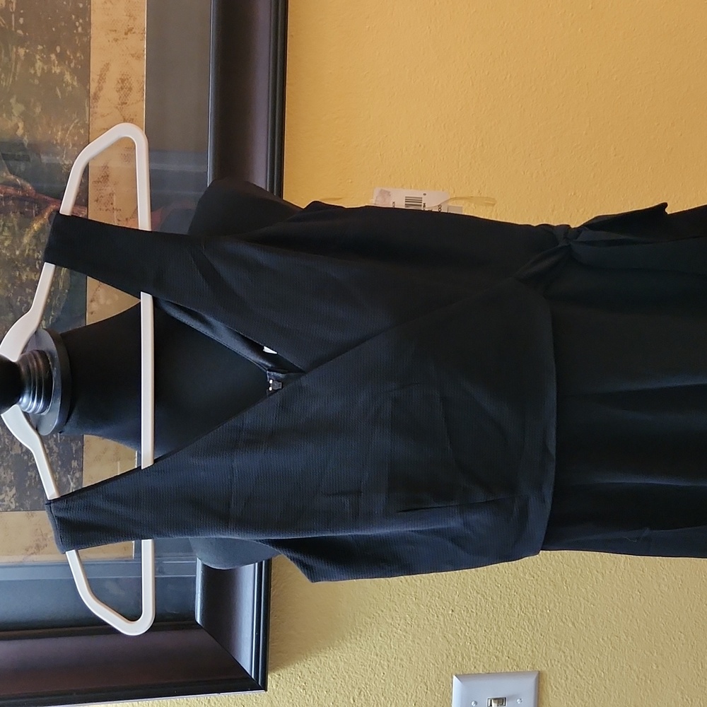 Black pant sleeveless jumpsuit size S